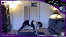 meghan caves yoga level up your dex twitch streamer