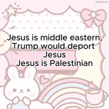 jesus is middle eastern and trump would deport jesus