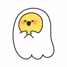 egg ghost cute hope excited