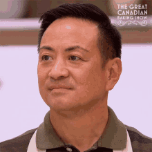 Surprised Vincent GIF - Surprised Vincent The Great Canadian Baking Show GIFs