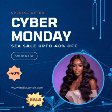 Cyber Monday Sale Hair Extensions GIF - Cyber Monday Sale Hair Extensions Offers GIFs