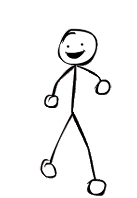 Stickman dancing 