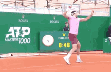 Grigor Dimitrov Racquet Smash GIF