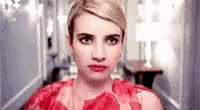 Emma Roberts Scream Queens GIF - Emma Roberts Scream Queens Staring GIFs
