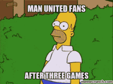 man united man united fans disappear manchester united backing away