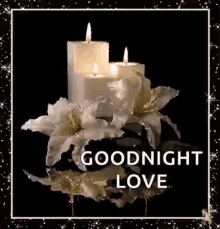 Good Night Love GIF - Good Night Love Candle GIFs