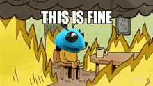 This Is Fine Charlotte Hornets GIF
