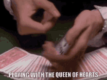 Juice Newton Queen Of Hearts GIF - Juice Newton Queen Of Hearts Playing Poker GIFs