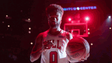 Holding Basketball Coby White GIF - Holding Basketball Coby White Chicago Bulls GIFs