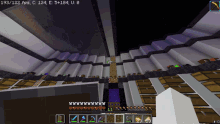 a screenshot of a minecraft game with the numbers 193 and 122 on the bottom left