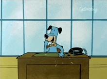 Huckleberry Hound Laughing GIF - Huckleberry Hound Laughing Hanna Barbera GIFs