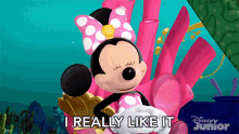 I Really Like It Minnie Mouse GIF - I Really Like It Minnie Mouse Mickey Mouse Funhouse GIFs