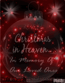 Christmas Christmas In Heaven GIF - Christmas Christmas In Heaven In Memory Of Our Loved Ones GIFs