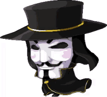 Guy Fawkes V For Vendetta GIF - Guy Fawkes V For Vendetta Cartoon GIFs