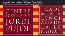 a poster that says centre d' estudis jordi pujol on it