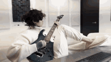 Playing An Electric Guitar Tim Henson GIF - Playing An Electric Guitar Tim Henson Strumming A Guitar GIFs