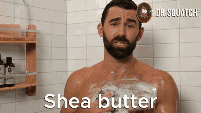 Dr Squatch Uses Natural Ingredients Shea Butter GIF - Dr Squatch