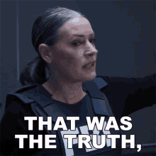 That Was The Truth Wasnt It Emily Prentiss GIF - That Was The Truth Wasnt It Emily Prentiss Paget Brewster GIFs
