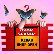 Road Closed No Entry GIF - Road Closed No Entry Kebab Shop Open GIFs