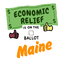 Election Go Vote Maine Sticker - Election Go Vote Maine Voteeconreliefstate Stickers