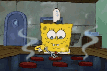 Spongebob Cooking GIF