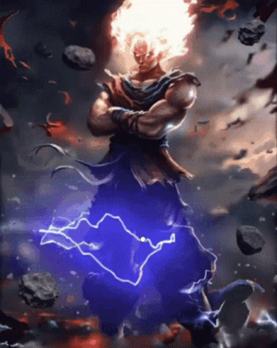Son Goku Ultra Instinct Ki Blast Be Gone GIF  GIFDBcom