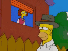 Homer Simpson Hat Tip GIF