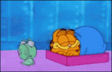 Garfield Alarm GIF - Garfield Alarm Clock GIFs
