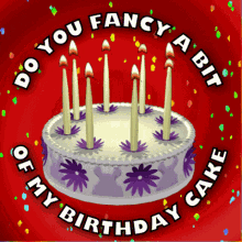 Do You Fancy A Bit Do You Want A Bit GIF - Do You Fancy A Bit Do You Want A Bit Slice Of Birthday Cake GIFs