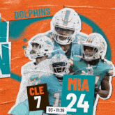 Miami Dolphins (24) Vs. Cleveland Browns (7) Third Quarter GIF - Nfl National Football League Football League GIFs