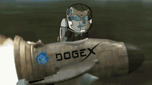 Dogex Doge Rocket GIF - Dogex Doge Rocket To The Moon GIFs