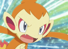 Chimchar Pokémon Chimchar GIF - Chimchar Pokémon Chimchar Flamethrower GIFs