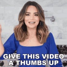 Give This Video A Thumbs Up Rosanna Pansino GIF