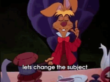 A GIF - Alice Bunny Mad Hatter GIFs
