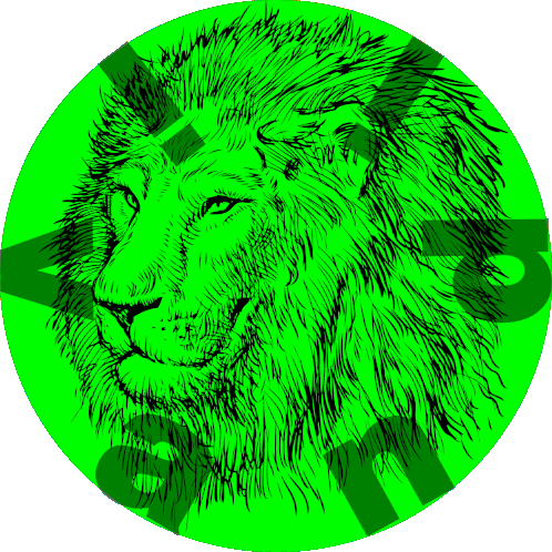 Lion Logo Sticker - Lion Logo Animal Stickers