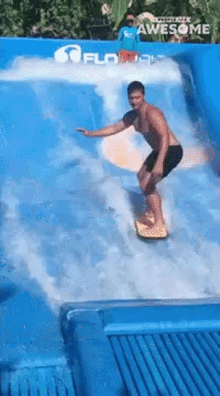 Flowrider Fail Flowrider GIF - Flowrider Fail Flowrider Oops GIFs