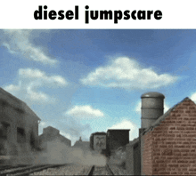Thomas And Friends Diesel Jumpscare Meme GIF - Thomas And Friends Diesel Jumpscare Meme Thomas The Tank Engine GIFs