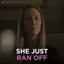 She Just Ran Off Elidh GIF - She Just Ran Off Elidh Diggstown GIFs