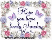 Hope You Have A Lovely Sunday Hugs GIF