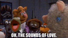 Muppets Kermit The Frog GIF - Muppets Kermit The Frog Oh The Sounds Of Love GIFs