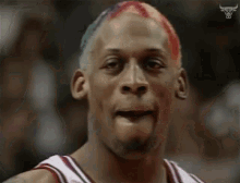 Smiling Dennis Rodman GIF - Smiling Dennis Rodman The Worm GIFs
