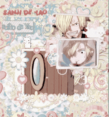 a picture of a man with the name sanji de yao at the top