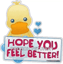 Feel Better Duck GIF - Feel Better Duck Cute GIFs