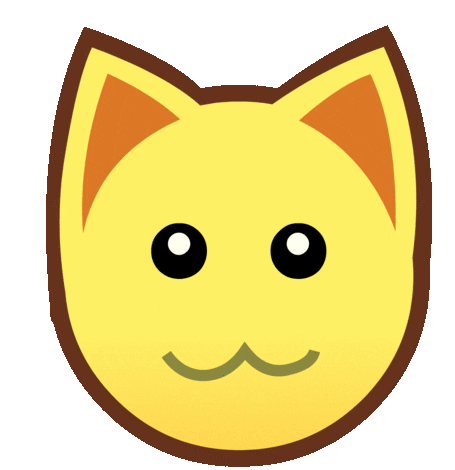 Smile Cat Face Sticker - Smile Cat Face Cat Stickers