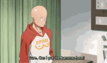 Saitama One Punch Man GIF - Saitama One Punch Man Bananas GIFs