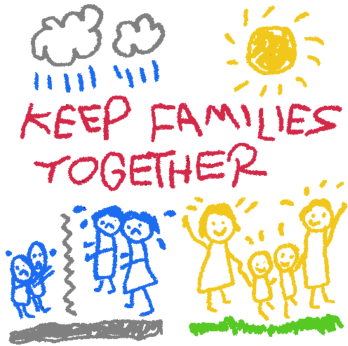 Keep Families Together Immigrant Sticker - Keep Families Together Immigrant Immigration Stickers