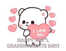 Milk And Mocha I Love You GIF - Milk And Mocha I Love You Happy National Grandparents Day GIFs