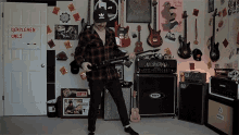 Catch The Guitar Jared Dines GIF - Catch The Guitar Jared Dines Throw The Guitar GIFs