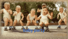 party baby cute dance skate