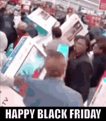 Black Friday Shoppers GIF - Black Friday Shoppers Crowds GIFs